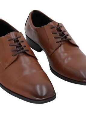 Alfani Andrew Men's Derby Dress Shoes Dark Tan Size 11